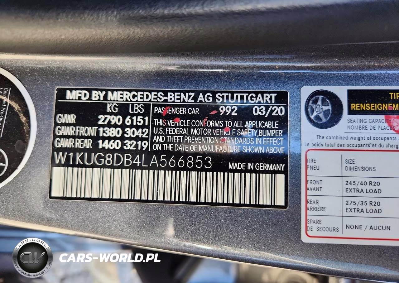 2020 Mercedes-Benz S 560 VIN:W1KUG8DB4LA566853 - 12