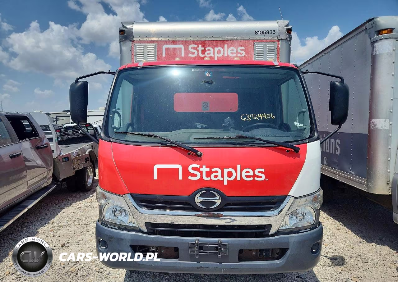 2018 Hino 195 Box Truck VIN:JHHSDM2H5JK006287 - 5