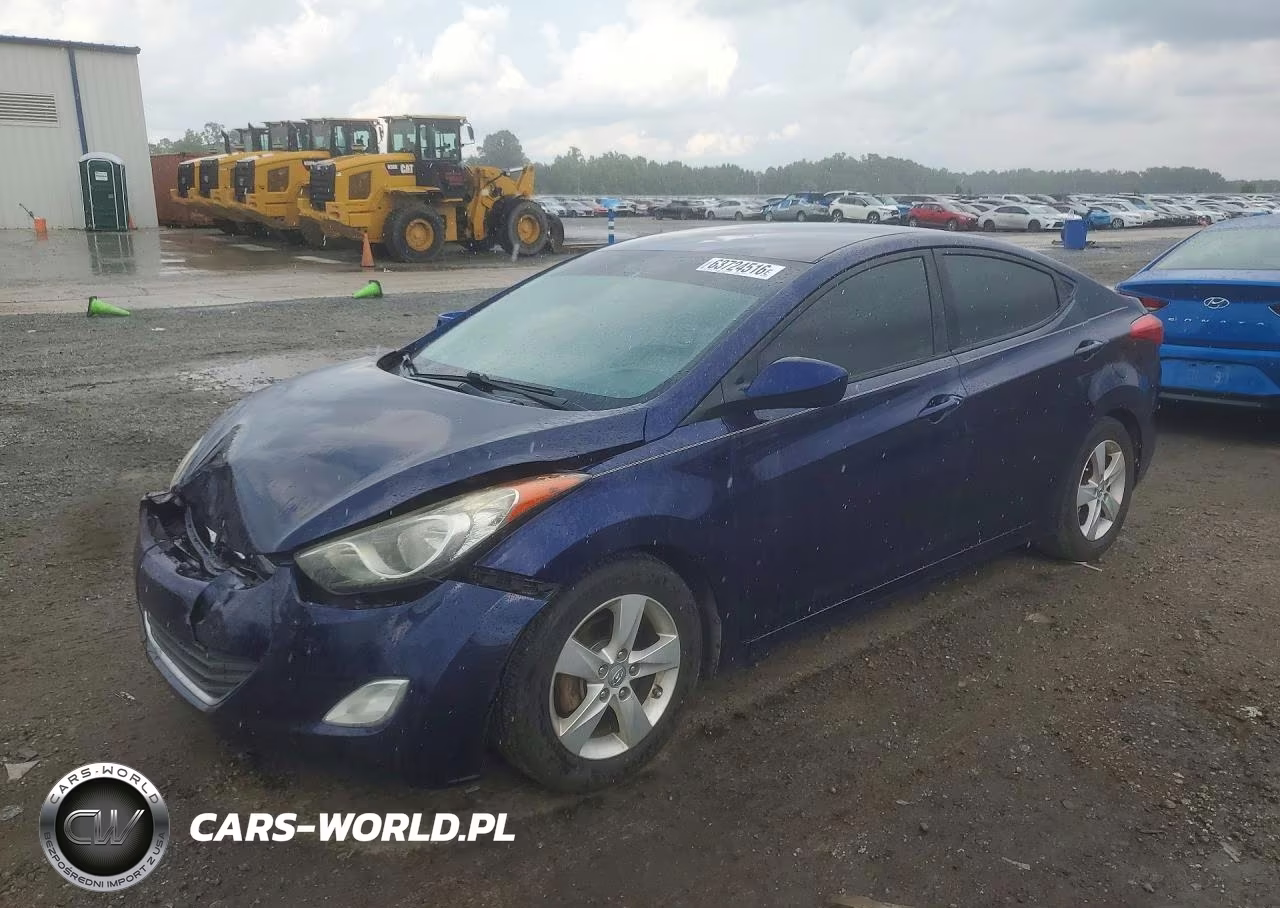 2013 Hyundai Elantra Gls VIN:5NPDH4AE1DH209770 - 1