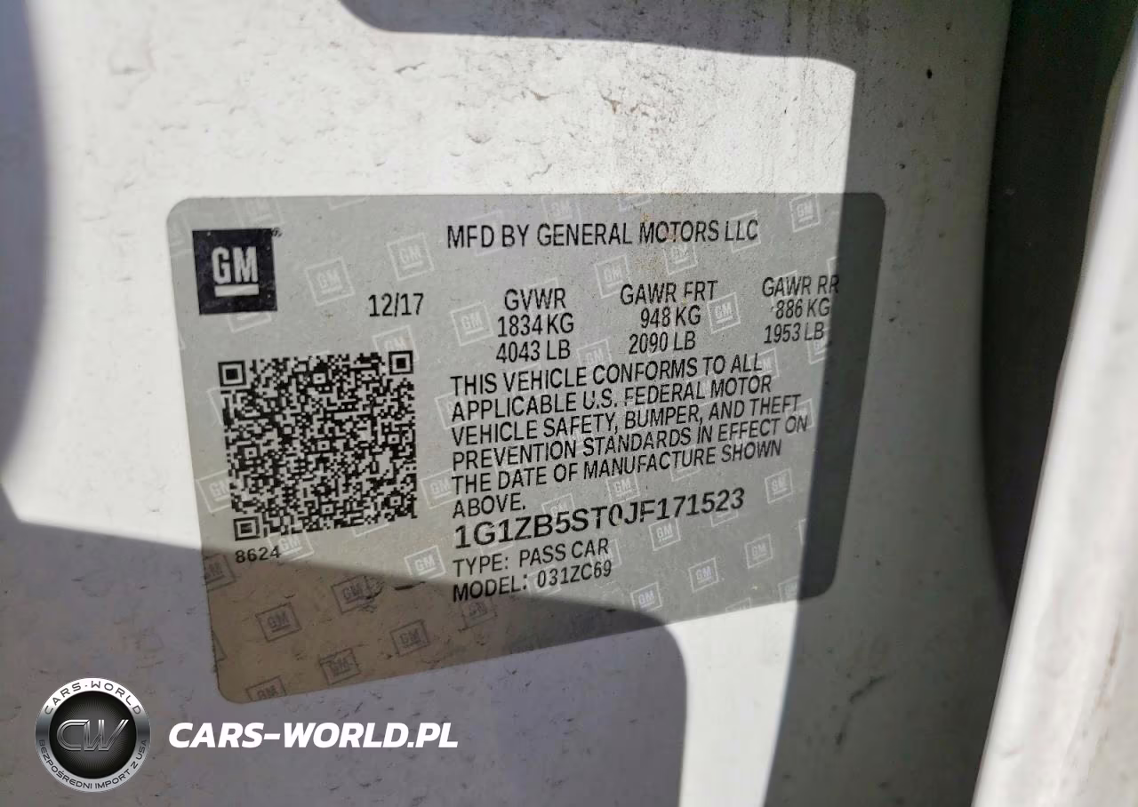 2018 Chevrolet Malibu Ls VIN:1G1ZB5ST0JF171523 - 13