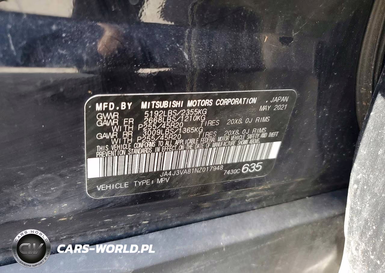 2022 Mitsubishi Outlander Sel VIN:JA4J3VA81NZ017948 - 13