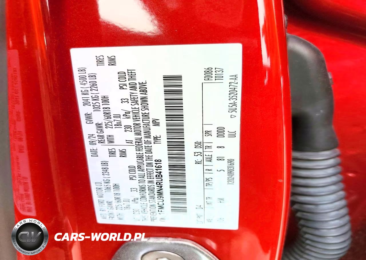 2024 Ford Escape St Line VIN:1FMCU9MN4RUB41618 - 13