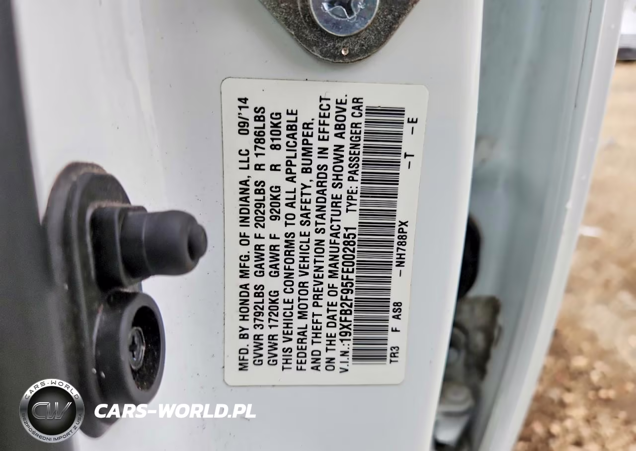 2015 Honda Civic Exl VIN:19XFB2F95FE002851 - 12