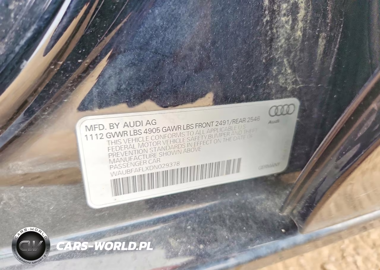 2013 Audi A4 Premium VIN:WAUBFAFLXDN029378 - 12