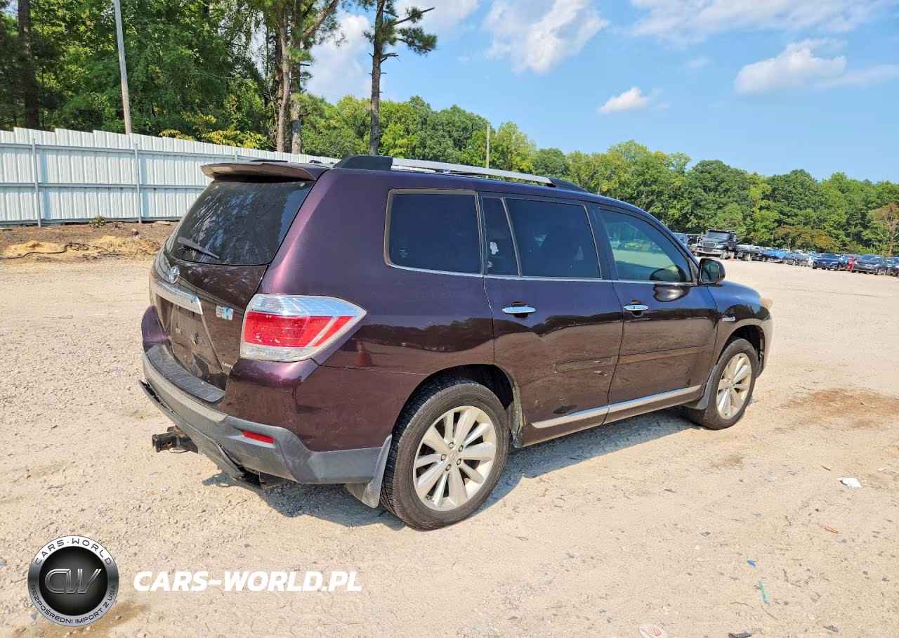 2012 Toyota Highlander Hybrid Limited VIN:JTEDC3EH0C2008645 - 3