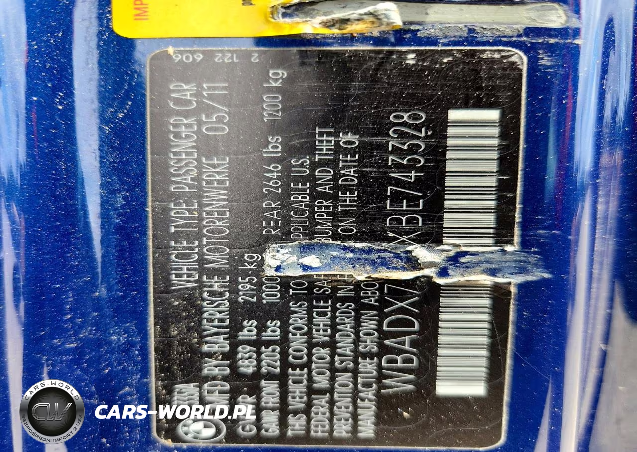 2011 BMW 335 I VIN:WBADX7C5XBE743328 - 12