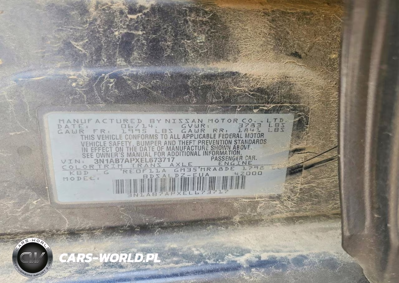 2014 Nissan Sentra VIN:3N1AB7APXEL673717 - 12