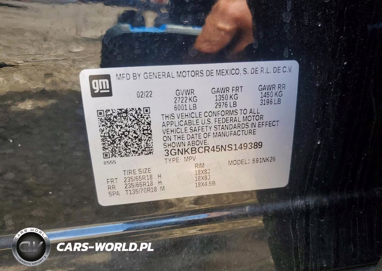 2022 Chevrolet Blazer VIN:3GNKBCR45NS149389 - 12
