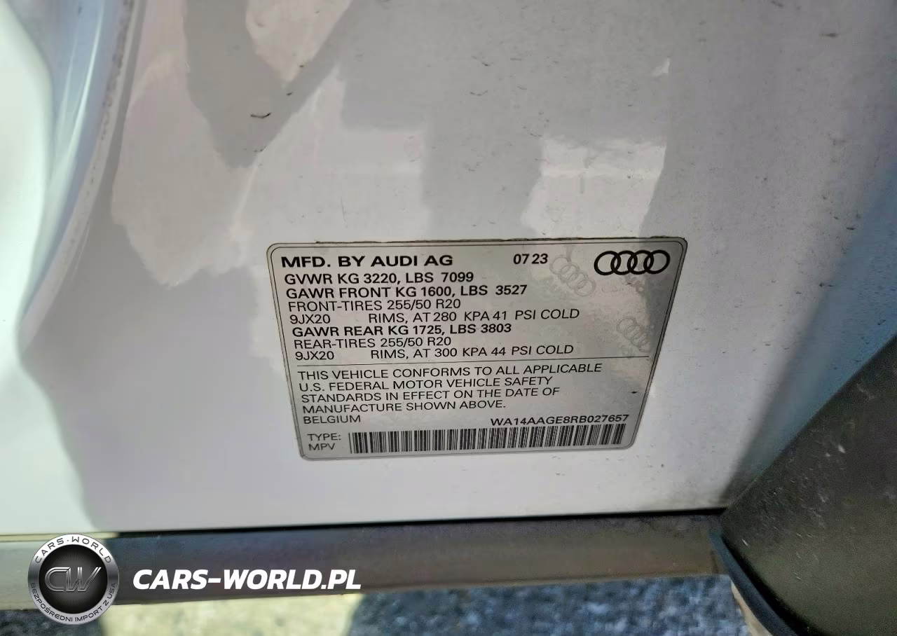 2024 Audi Q8 E-Tron Premium VIN:WA14AAGE8RB027657 - 13