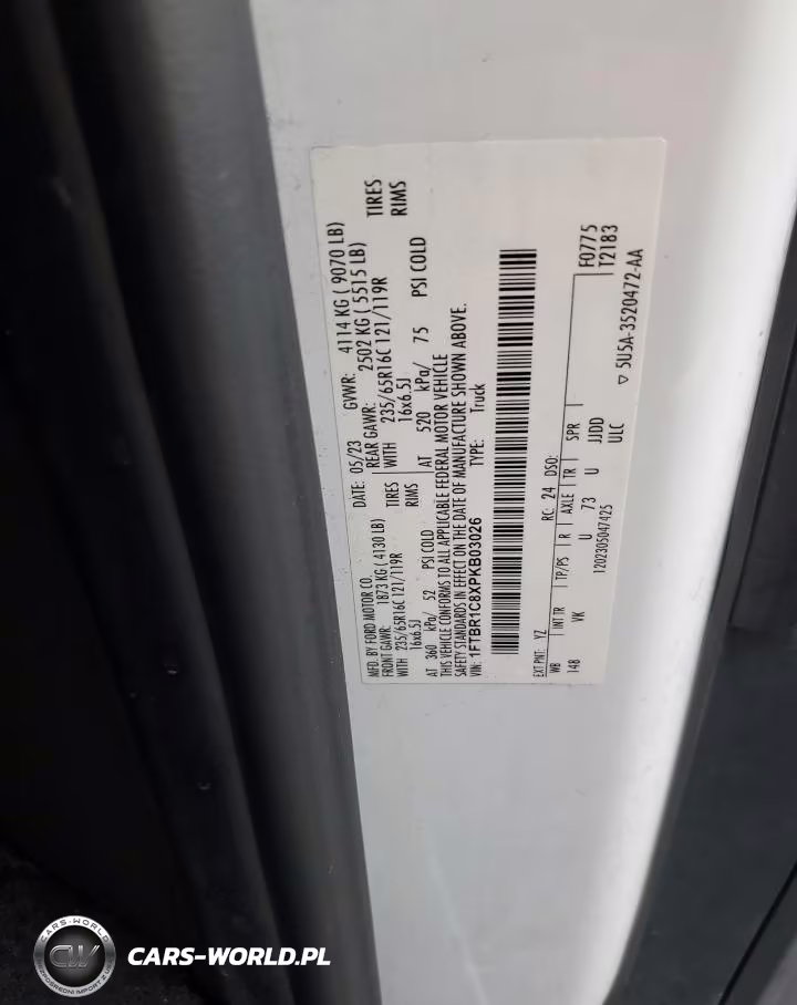 2023 Ford Transit 250 Delivery Van VIN:1FTBR1C8XPKB03026 - 13