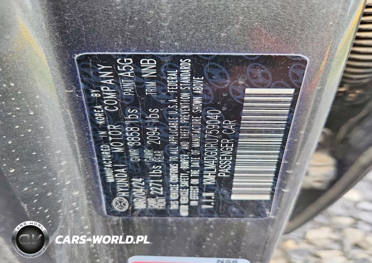 2024 Hyundai Elantra Sel VIN:KMHLM4DG0RU759040 - 12