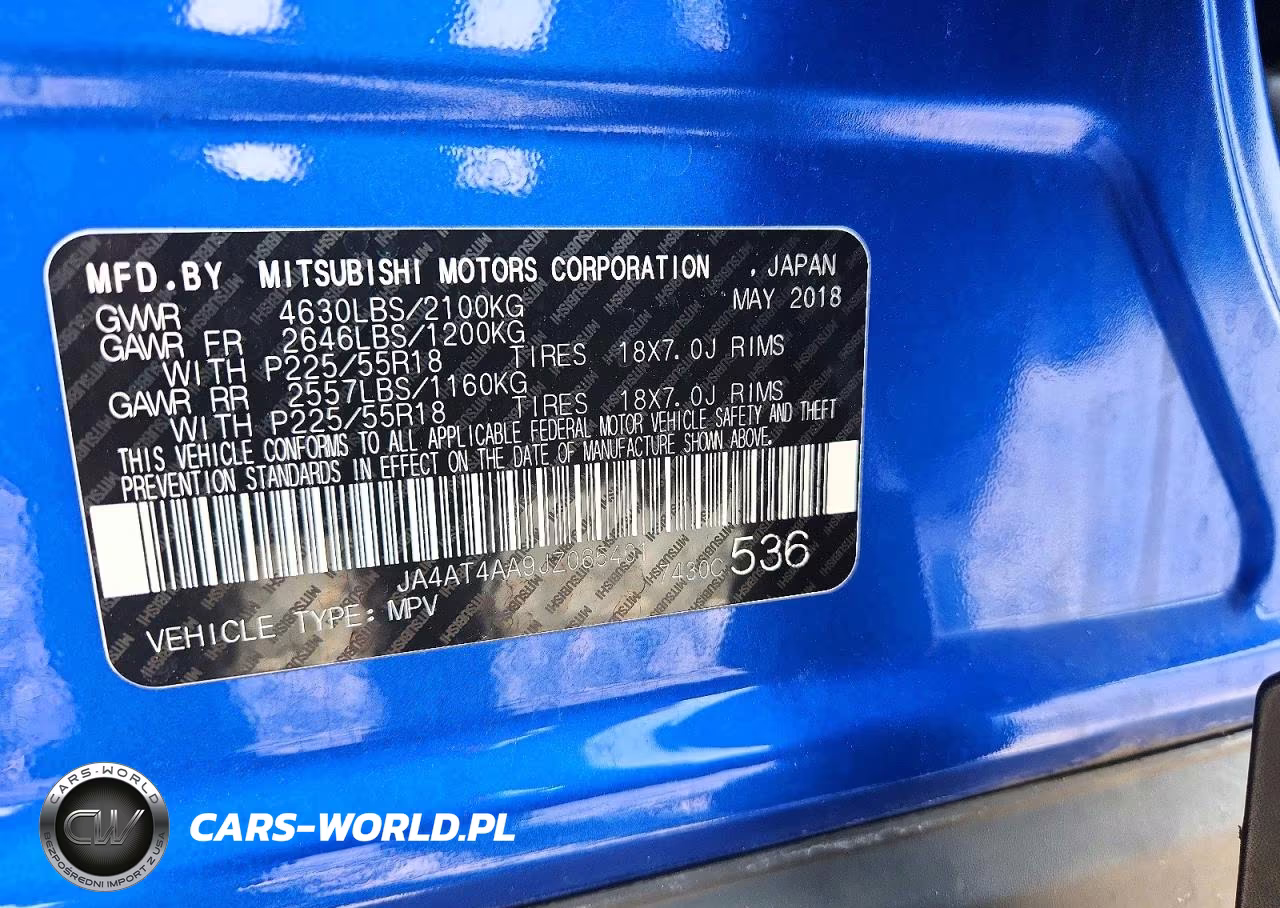 2018 Mitsubishi Eclipse Cross Le VIN:JA4AT4AA9JZ065401 - 13