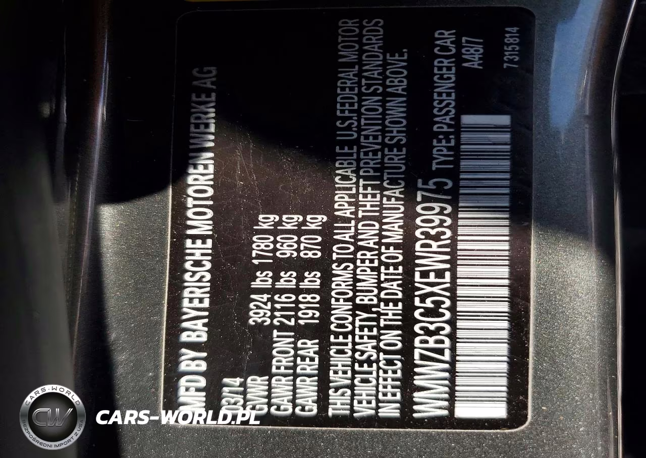 2014 Mini Cooper Countryman VIN:WMWZB3C5XEWR39975 - 12