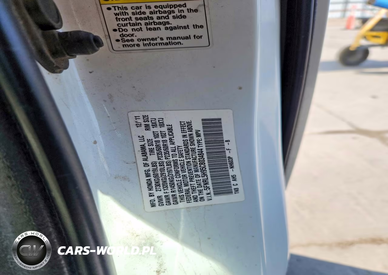 2012 Honda Odyssey Touring VIN:5FNRL5H95CB034844 - 12