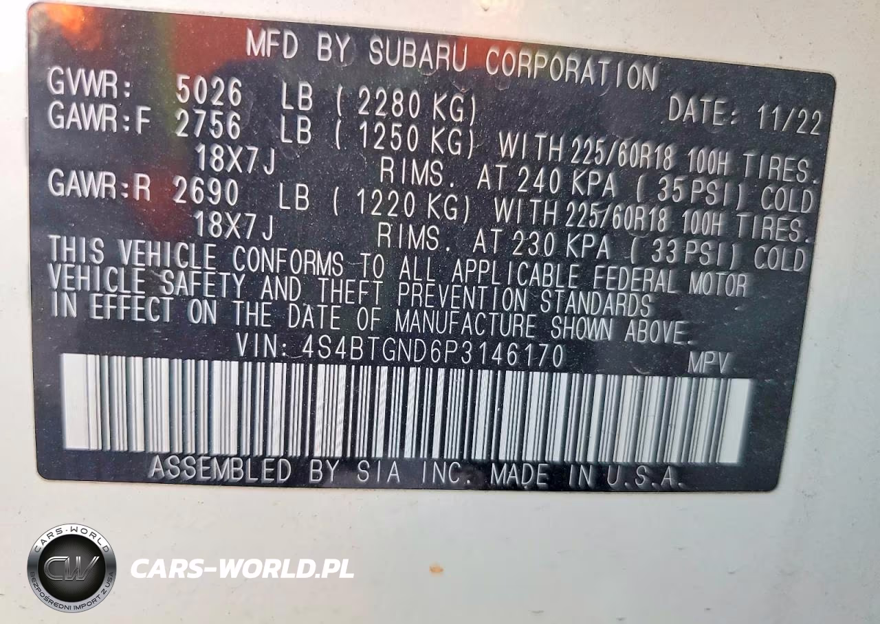 2023 Subaru Outback Limited Xt VIN:4S4BTGND6P3146170 - 13