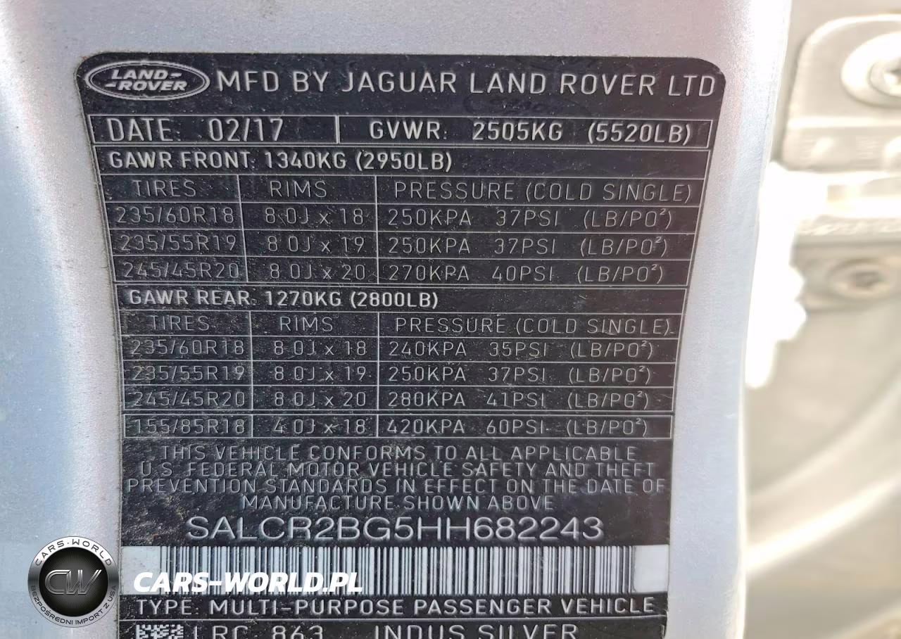 2017 Land Rover Discovery Sport Hse VIN:SALCR2BG5HH682243 - 13