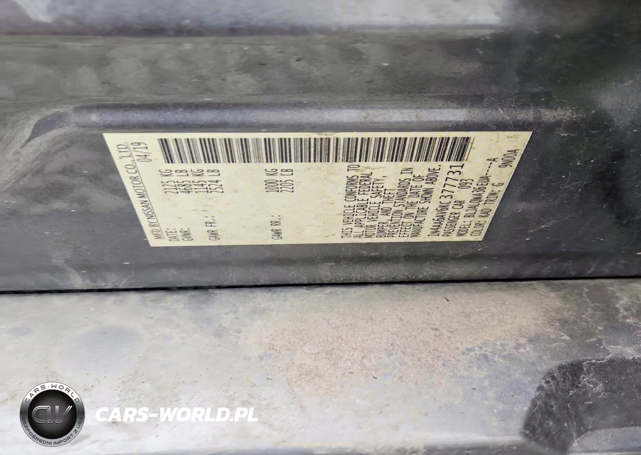 2019 Nissan Maxima 3.5 S VIN:1N4AA6AV6KC377731 - 12