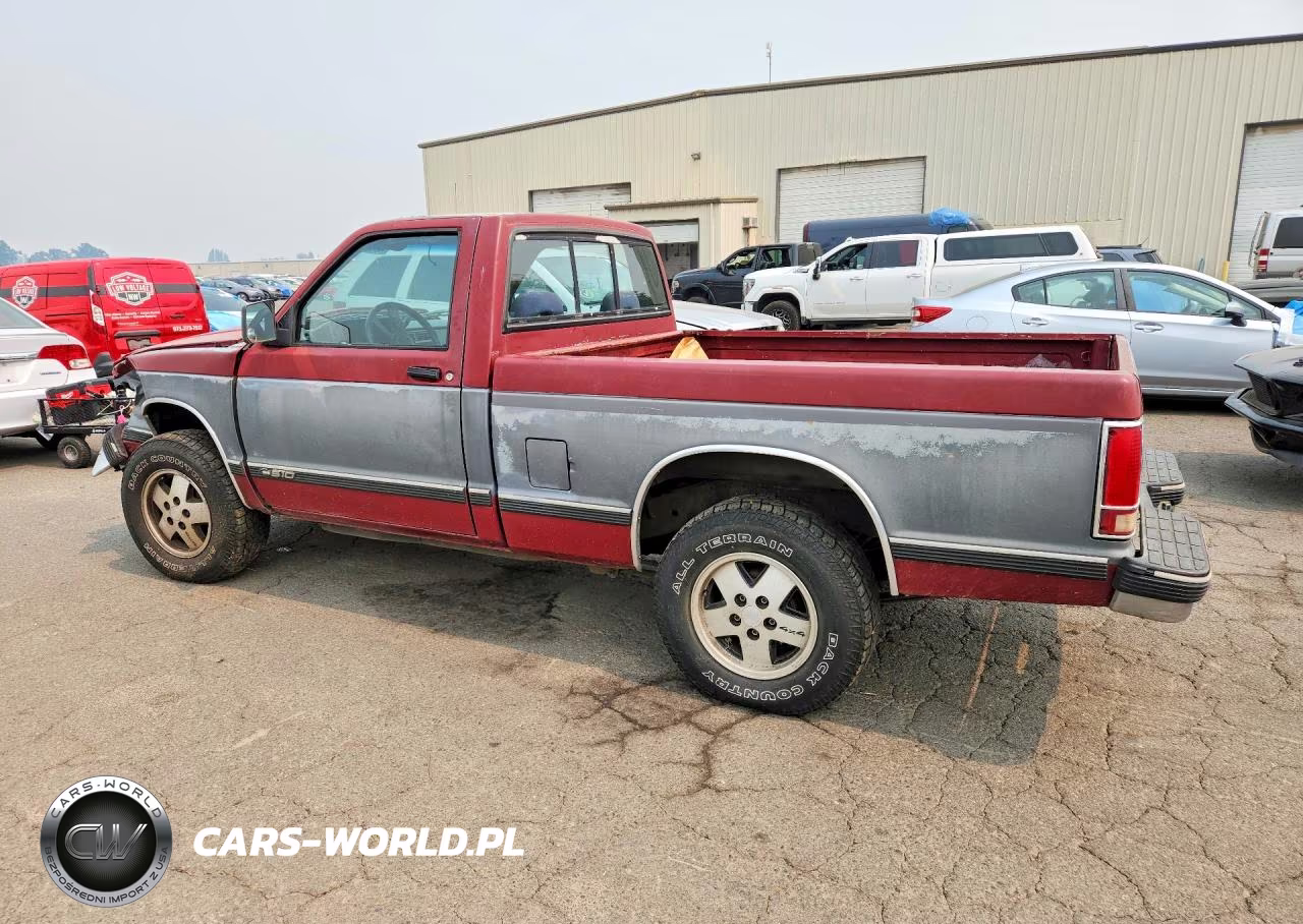 1992 Chevrolet S Truck S10 VIN:1GCCT14Z9N8210270 - 2