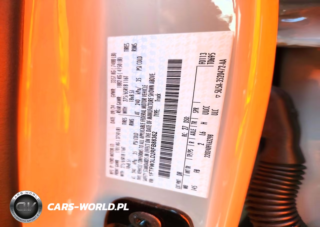 2024 Ford F150 Xlt VIN:1FTFW3LD2RFB88362 - 12