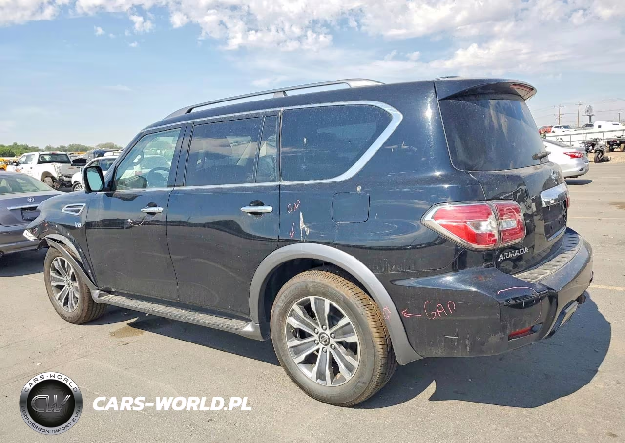2018 Nissan Armada Sl VIN:JN8AY2NC4J9554784 - 2