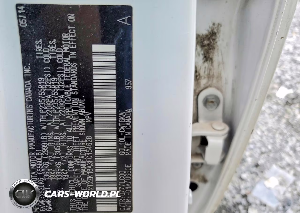 2015 Lexus Rx 350 Base VIN:2T2ZK1BA3FC154628 - 14