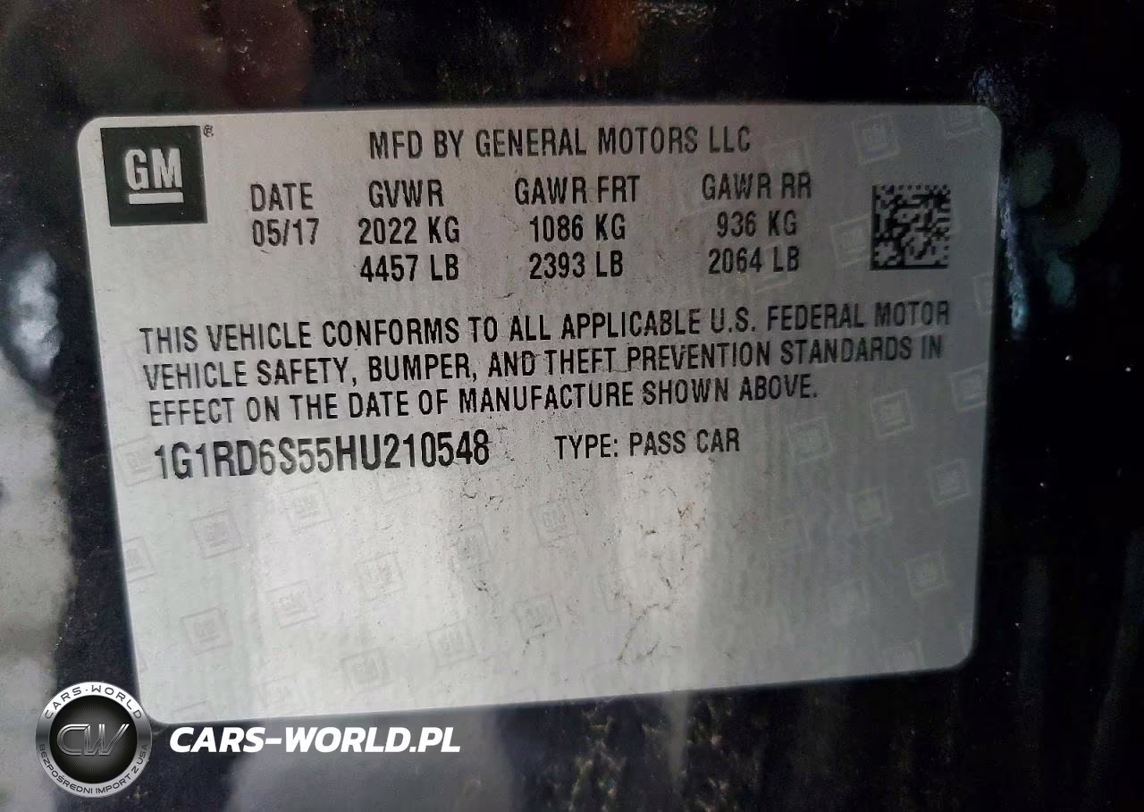 2017 Chevrolet Volt Premier VIN:1G1RD6S55HU210548 - 12