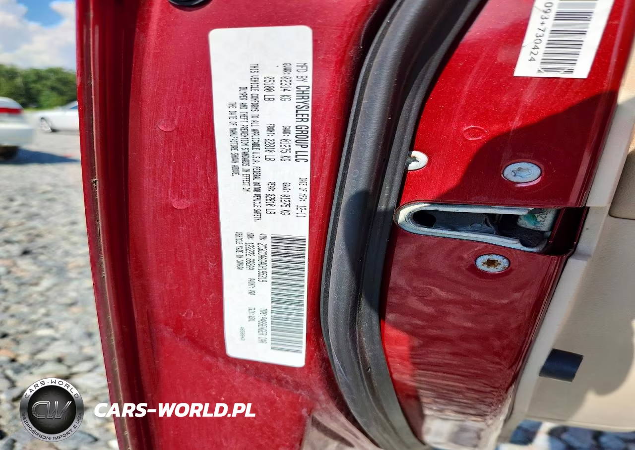 2012 Chrysler 300 VIN:2C3CCAAG4CH195319 - 12