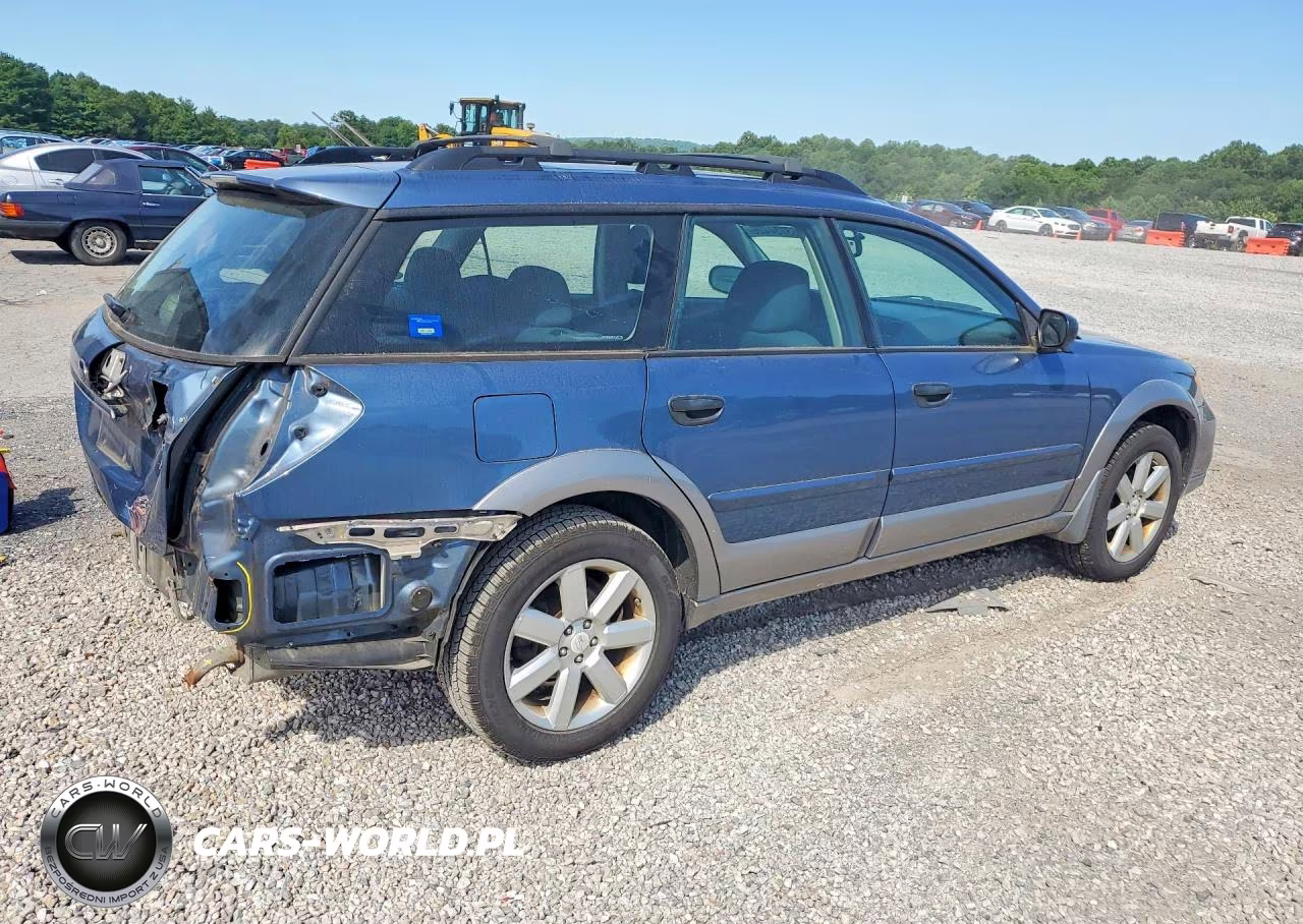 2009 Subaru Outback 2.5I VIN:4S4BP61C797329343 - 3