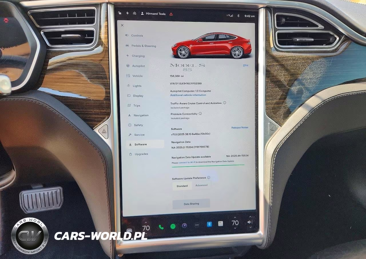 2014 Tesla Model S VIN:5YJSA1H16EFP55199 - 9