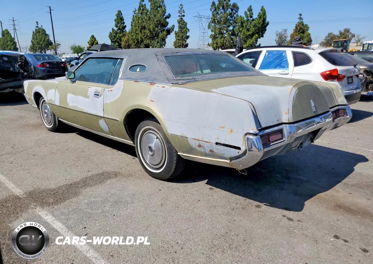 1972 Lincoln Continentl VIN:2Y89A847314 - 2