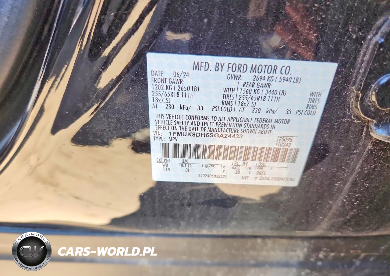 2025 Ford Explorer Active VIN:1FMUK8DH6SGA24433 - 13