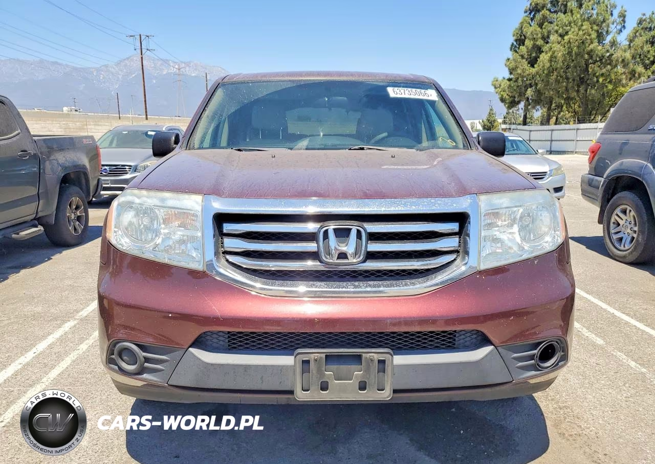 2013 Honda Pilot Lx VIN:5FNYF3H27DB022013 - 5