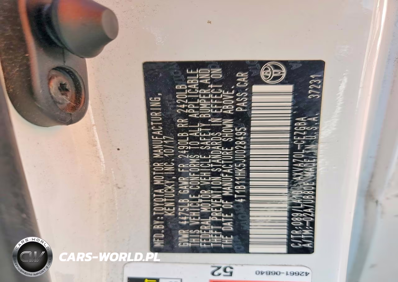 2018 Toyota Camry Xle VIN:4T1B11HK5JU028495 - 12