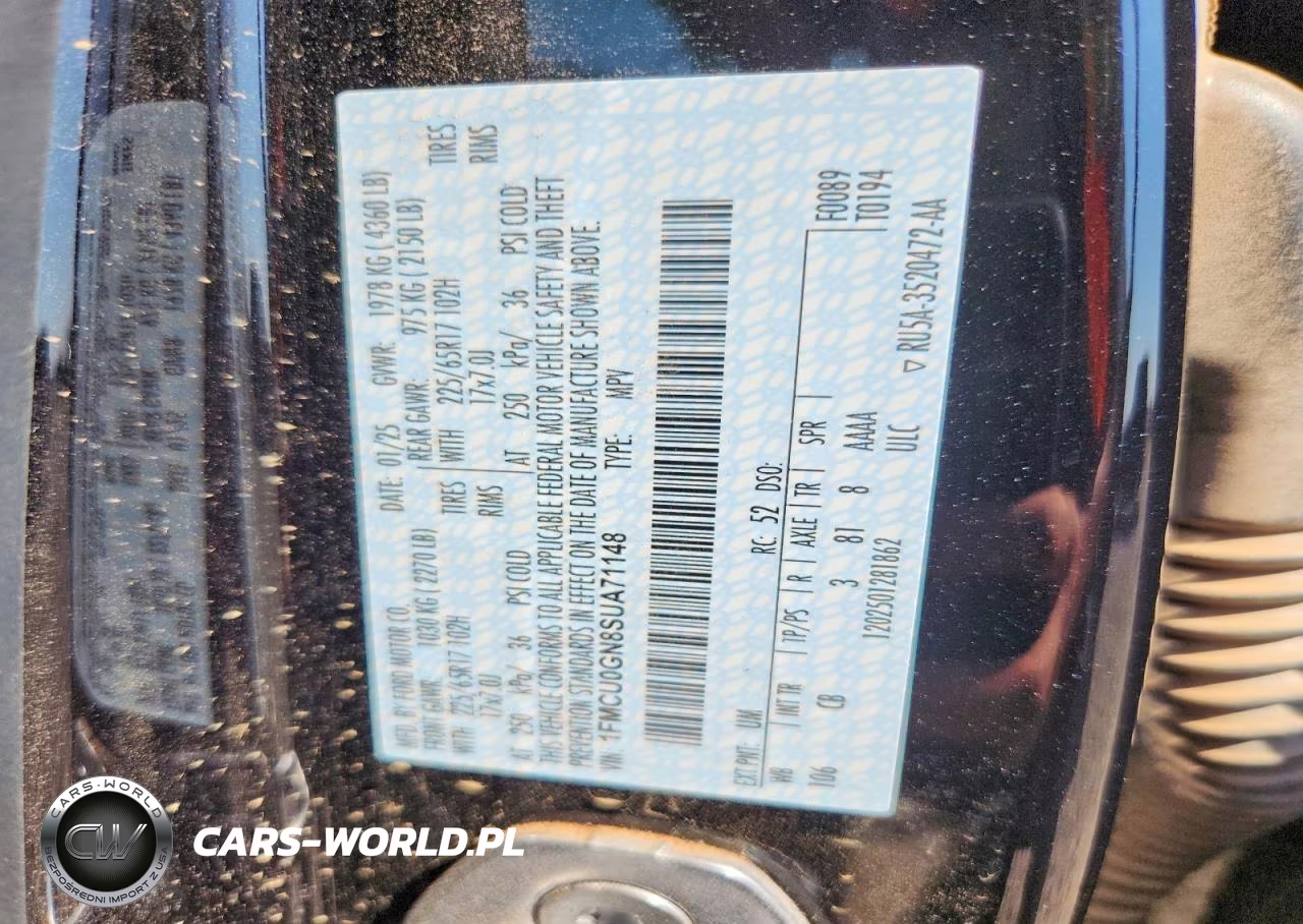 2025 Ford Escape Active VIN:1FMCU0GN8SUA71148 - 13