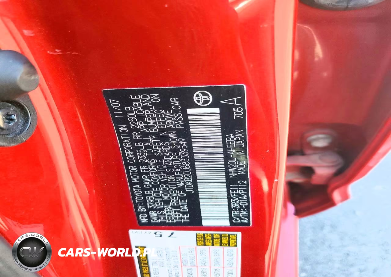 2008 Toyota Prius VIN:JTDKB20U683339549 - 12