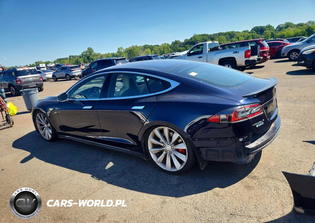 2015 Tesla Model S 85D VIN:5YJSA1H21FFP70204 - 2