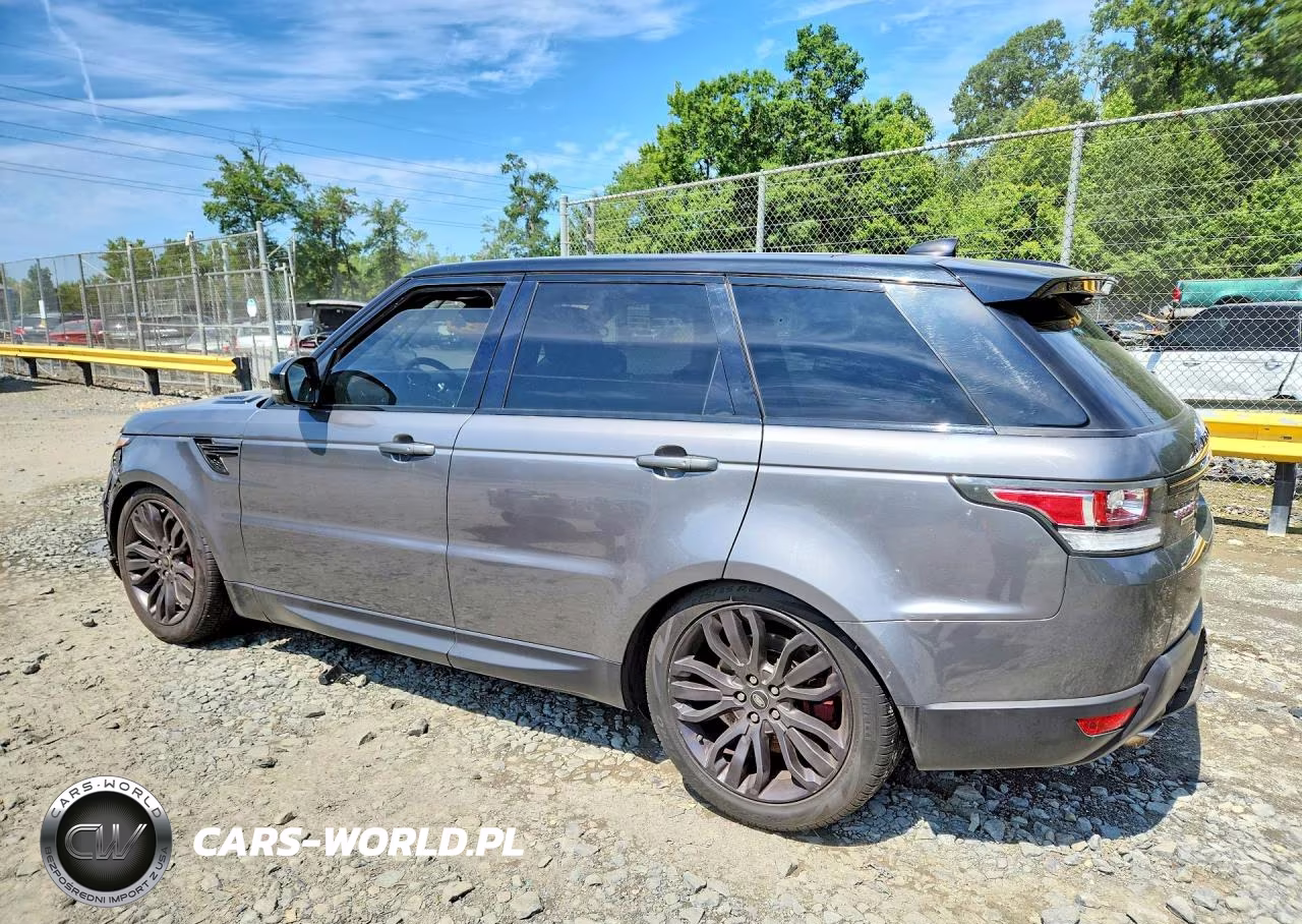 2017 Land Rover Range Rover Sport Sc VIN:SALWR2FE6HA126473 - 2