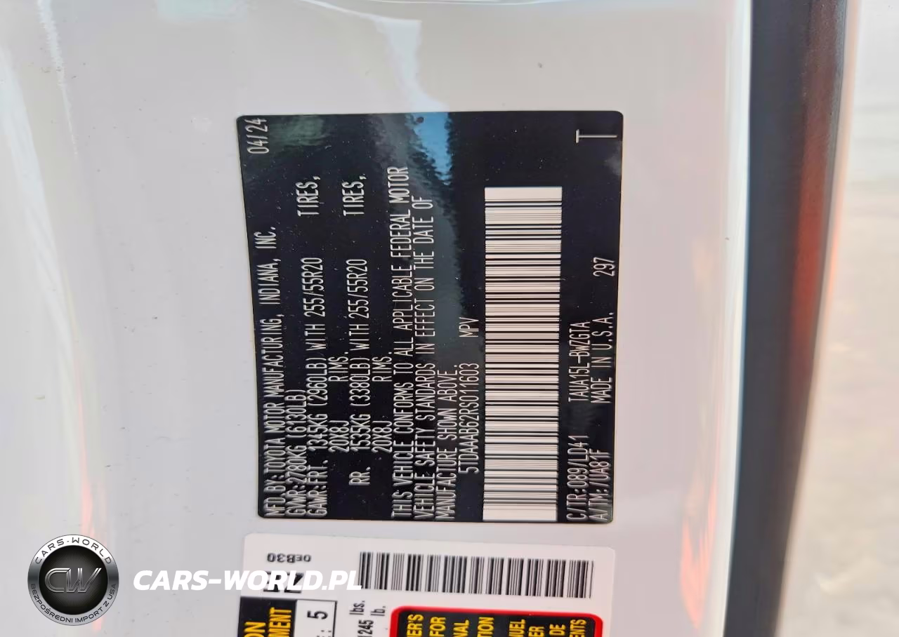 2024 Lexus Tx 350 350 Base VIN:5TDAAAB62RS011603 - 13