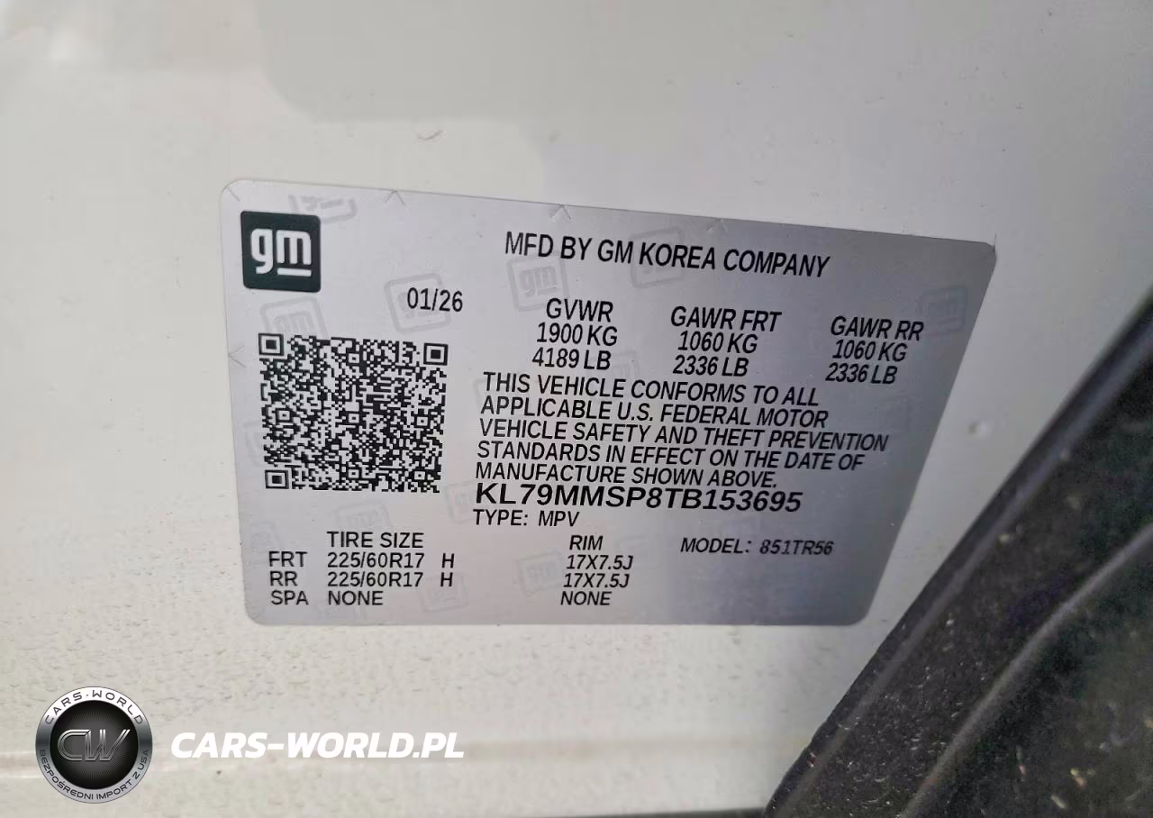 2026 Chevrolet Trailblazer Ls VIN:KL79MMSP8TB153695 - 14