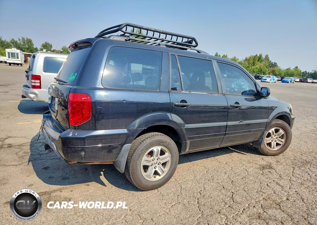 2003 Honda Pilot Ex VIN:2HKYF18453H607176 - 3