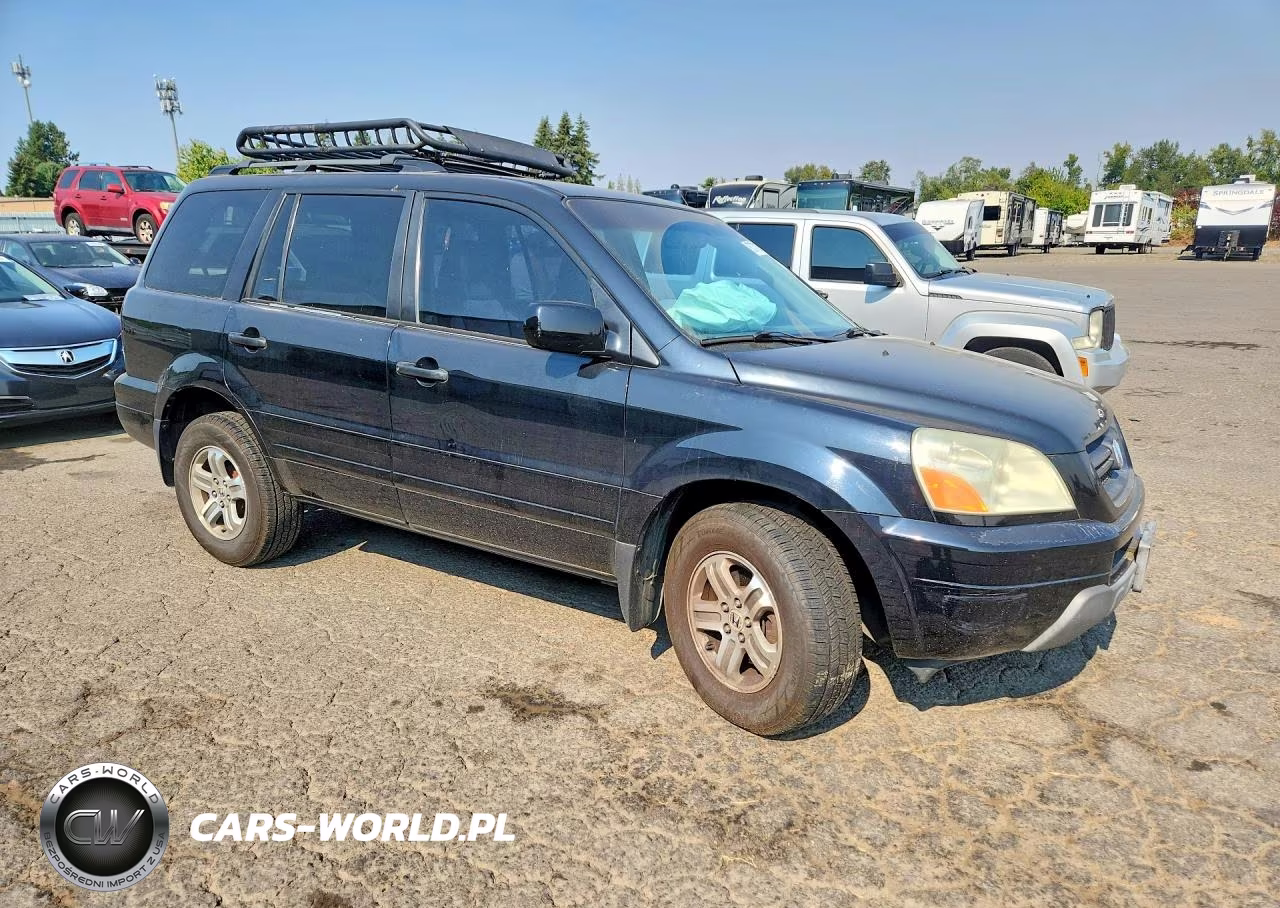 2003 Honda Pilot Ex VIN:2HKYF18453H607176 - 4