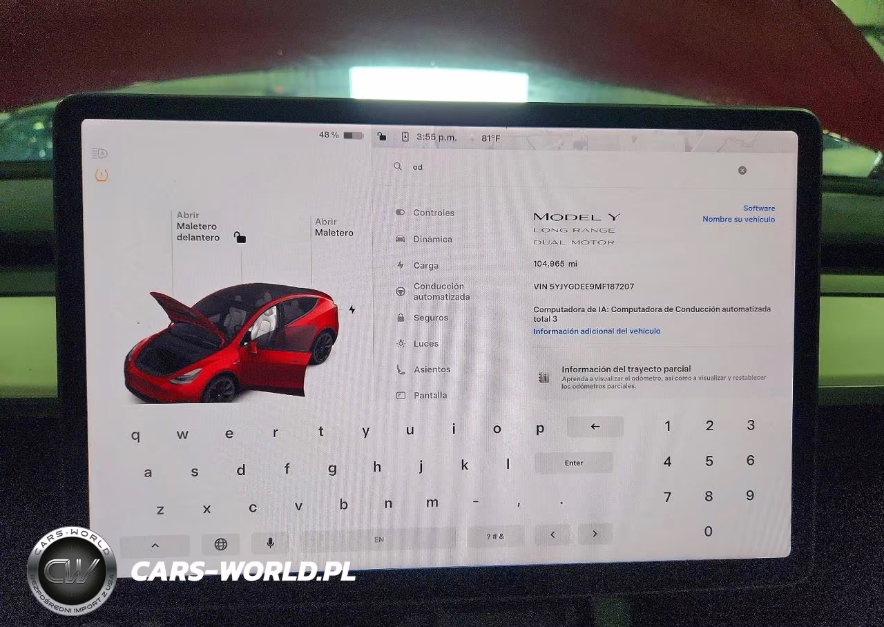 2021 Tesla Model Y VIN:5YJYGDEE9MF187207 - 9