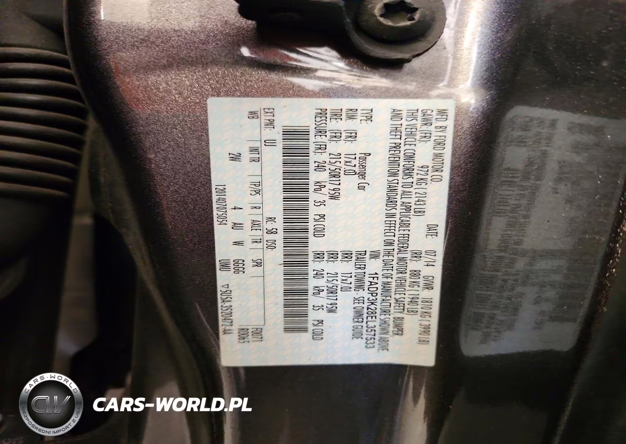 2014 Ford Focus Se VIN:1FADP3K28EL357533 - 13