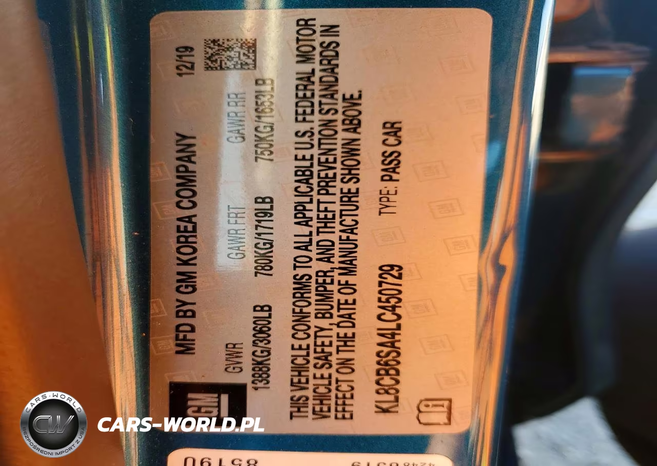 2020 Chevrolet Spark Ls VIN:KL8CB6SA4LC450729 - 13