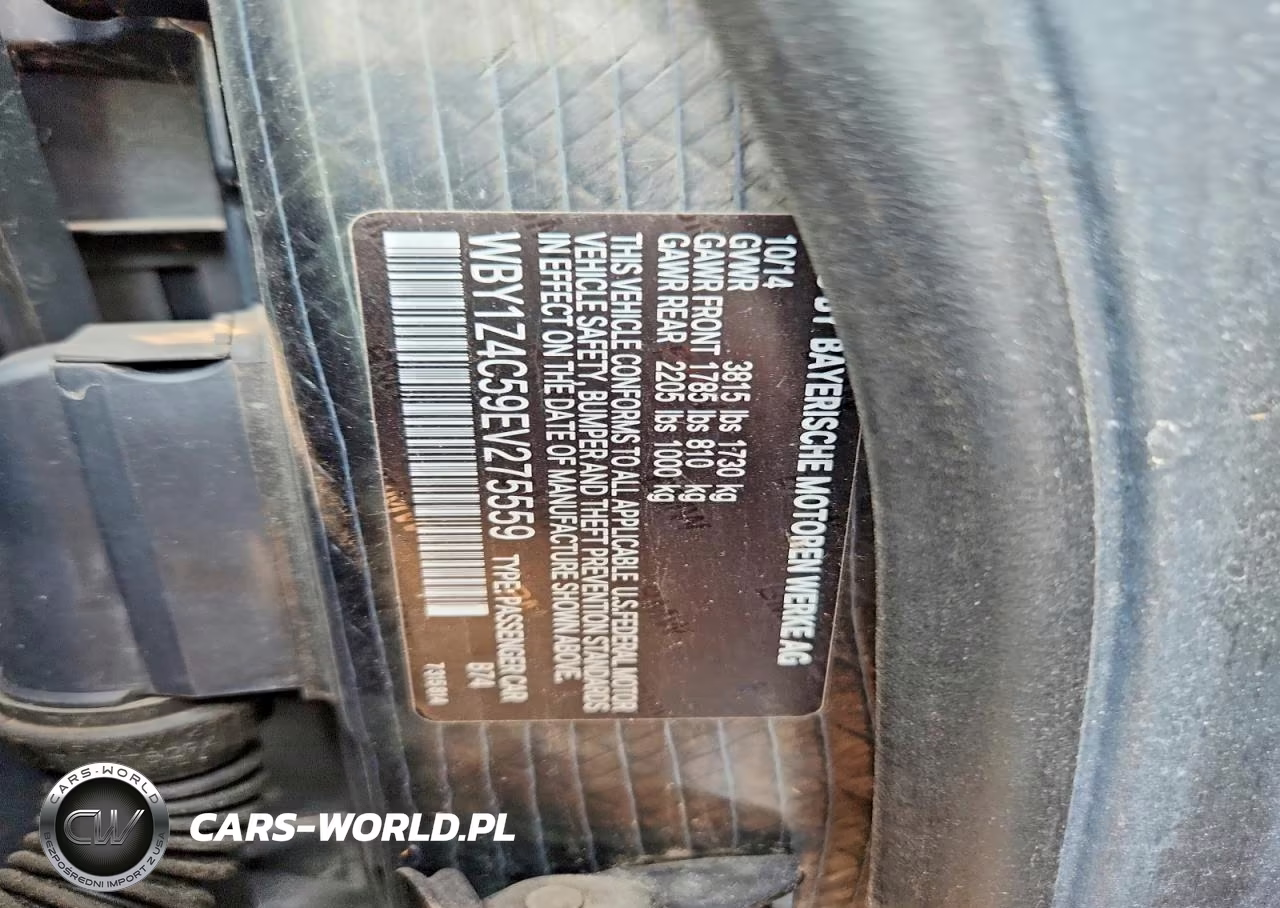 2014 BMW I3 Rex VIN:WBY1Z4C59EV275559 - 12