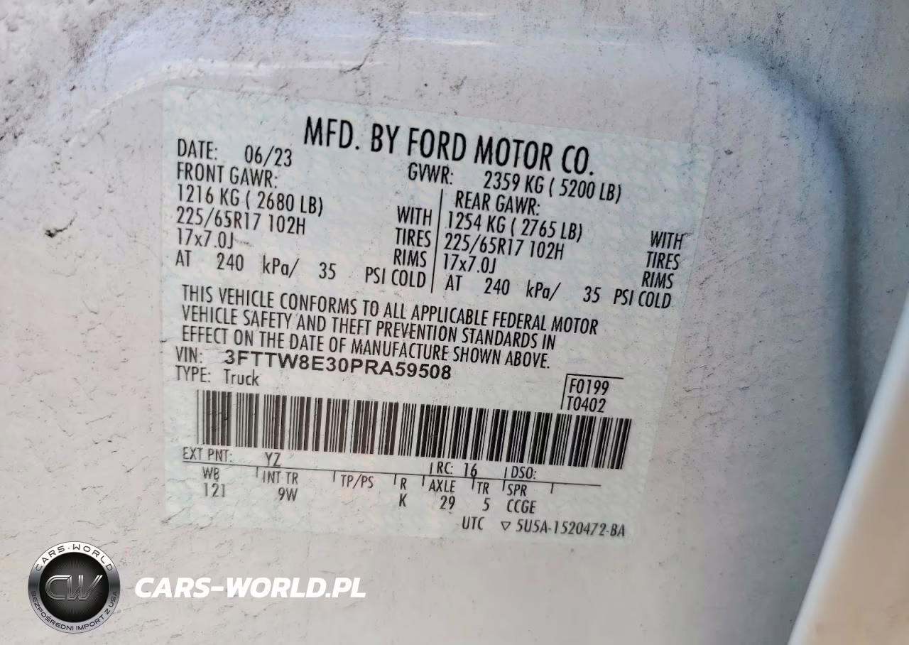 2023 Ford Maverick Xl VIN:3FTTW8E30PRA59508 - 13