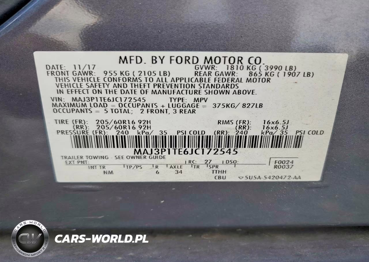 2018 Ford Ecosport Se VIN:MAJ3P1TE6JC172545 - 13