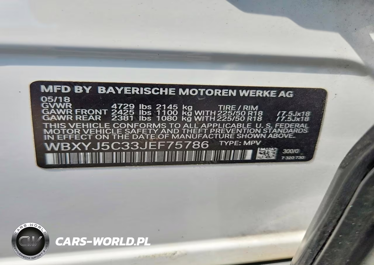 2018 BMW X2 xDrive28I VIN:WBXYJ5C33JEF75786 - 13