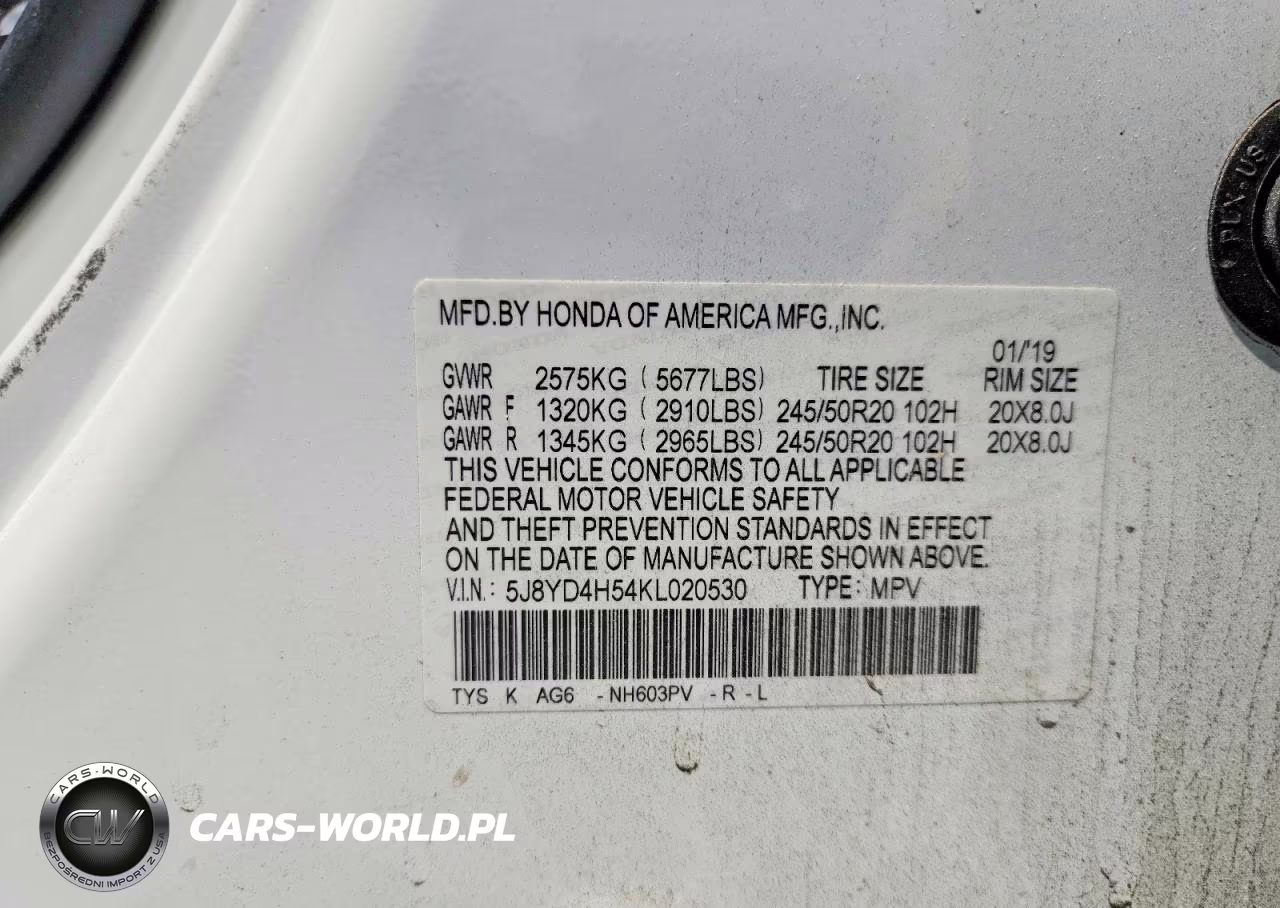 2019 Acura Mdx Technology VIN:5J8YD4H54KL020530 - 14