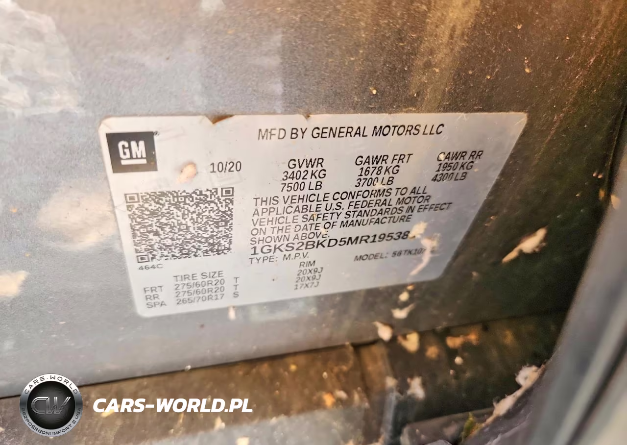 2021 GMC Yukon Slt VIN:1GKS2BKD5MR195386 - 13